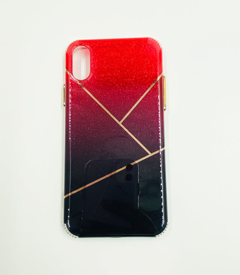 Ombré Glitter Geometric Phone Case - DeLuxx Brand