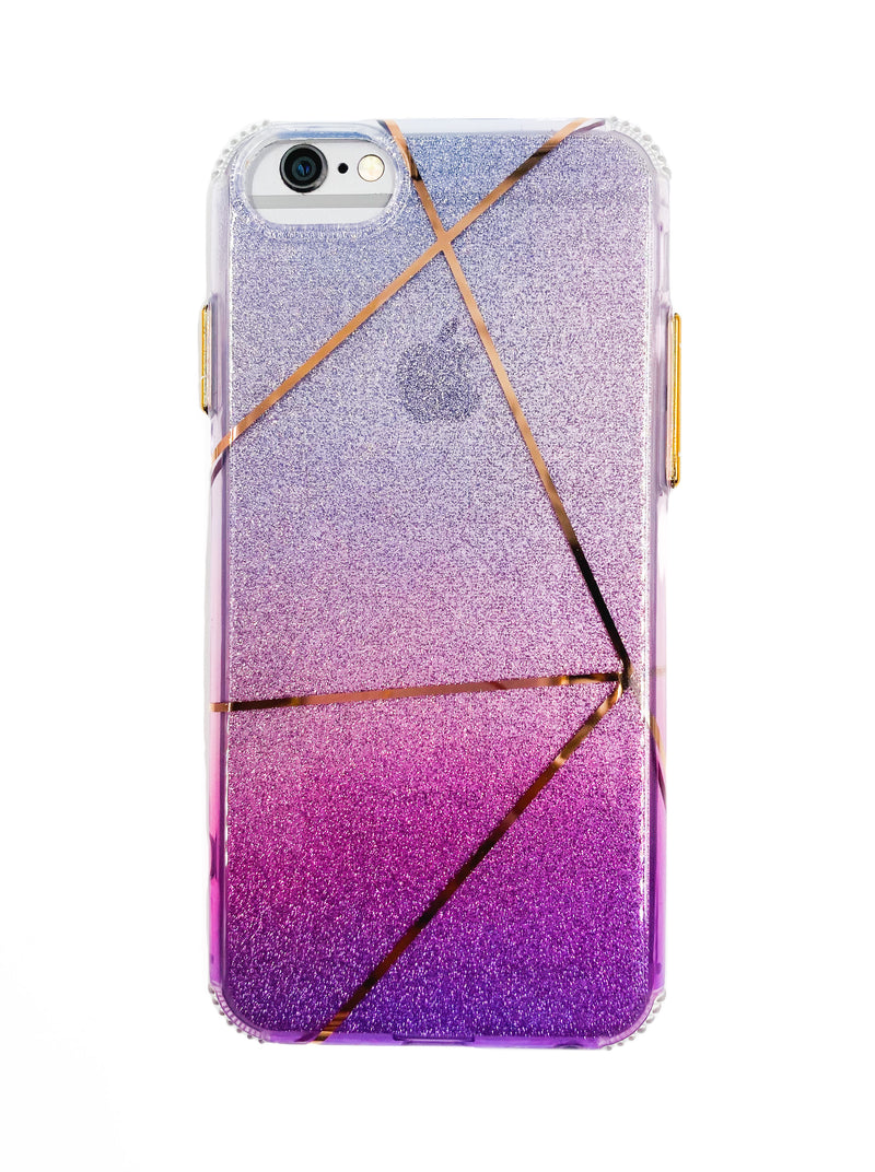 Ombré Glitter Geometric Phone Case - DeLuxx Brand