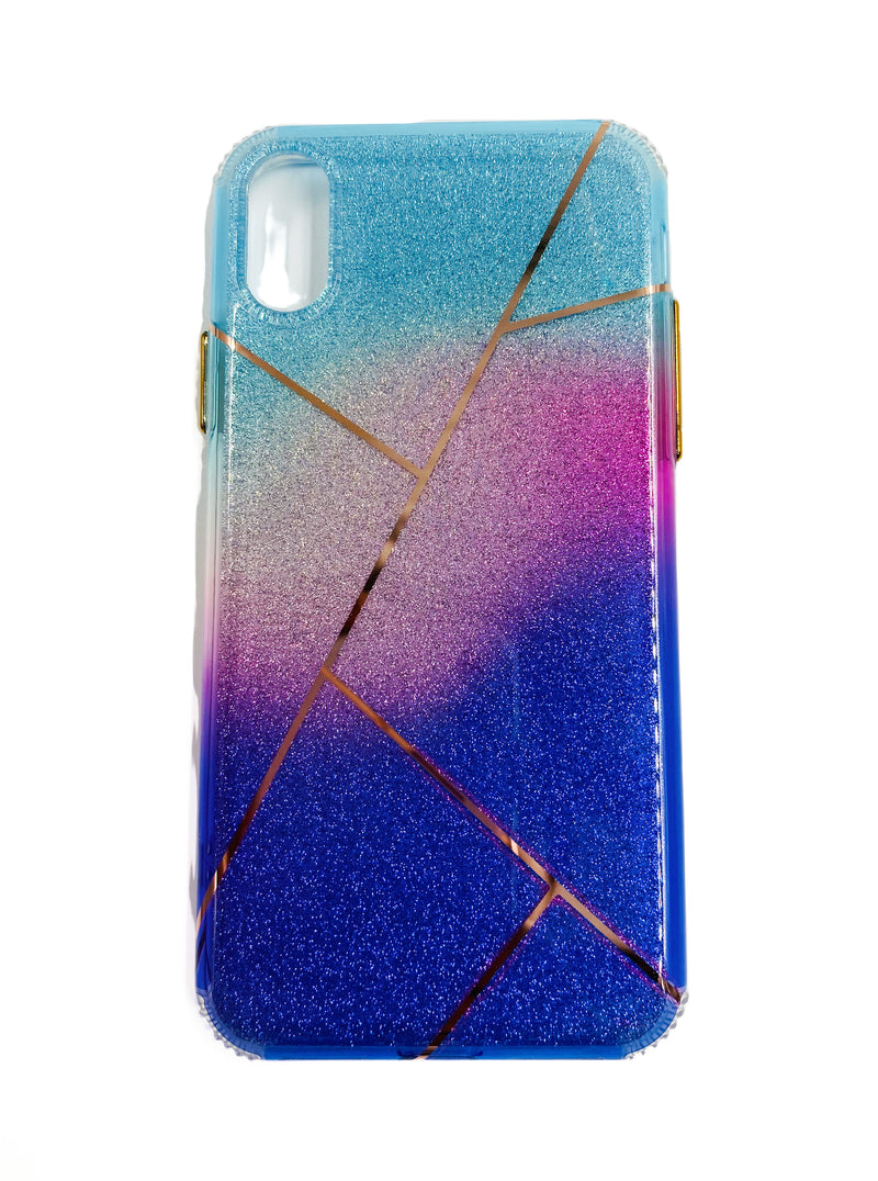 Ombré Glitter Geometric Phone Case - DeLuxx Brand