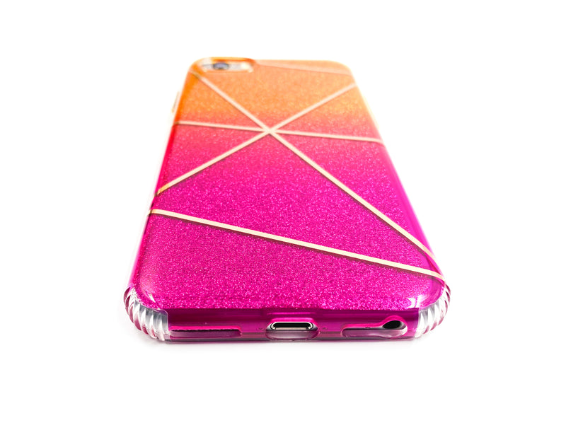 Ombré Glitter Geometric Phone Case - DeLuxx Brand