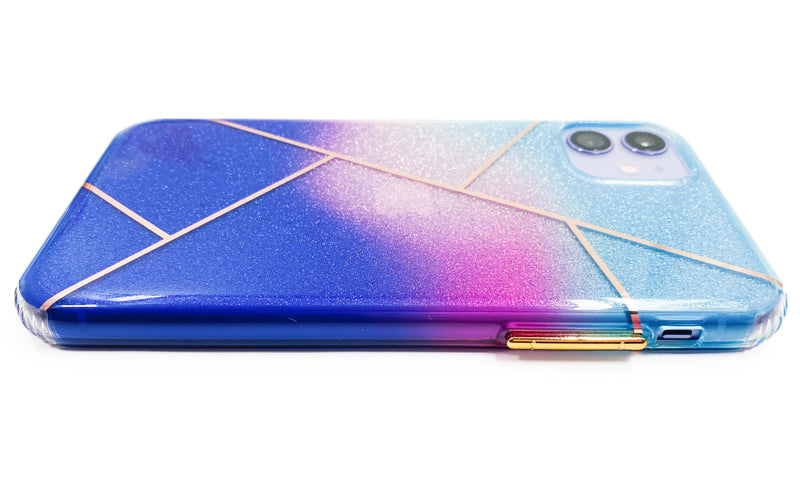 Ombré Glitter Geometric Phone Case - DeLuxx Brand