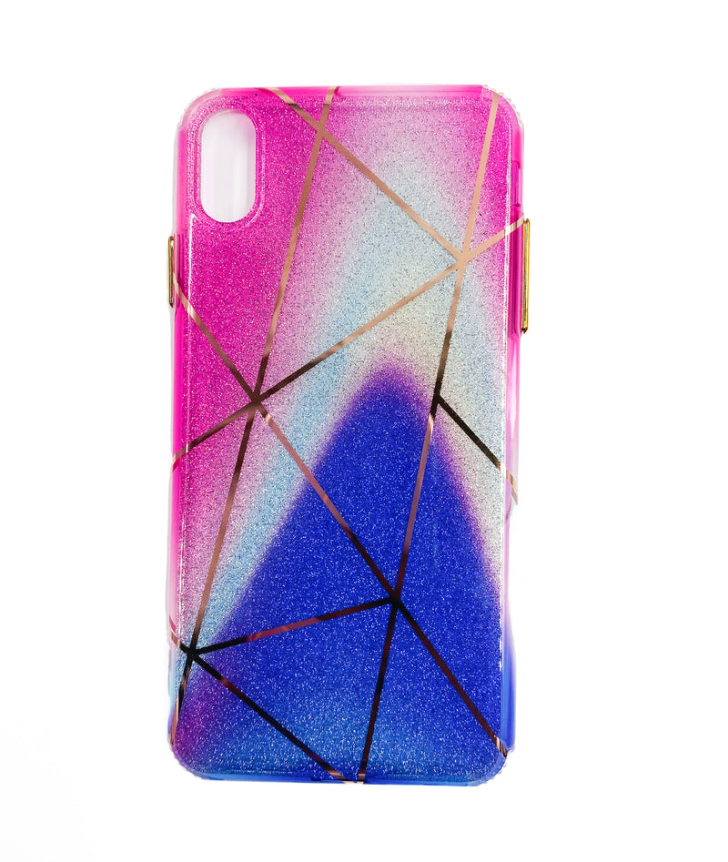 Ombré Glitter Geometric Phone Case - DeLuxx Brand