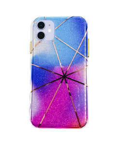 Ombré Glitter Geometric Phone Case - DeLuxx Brand