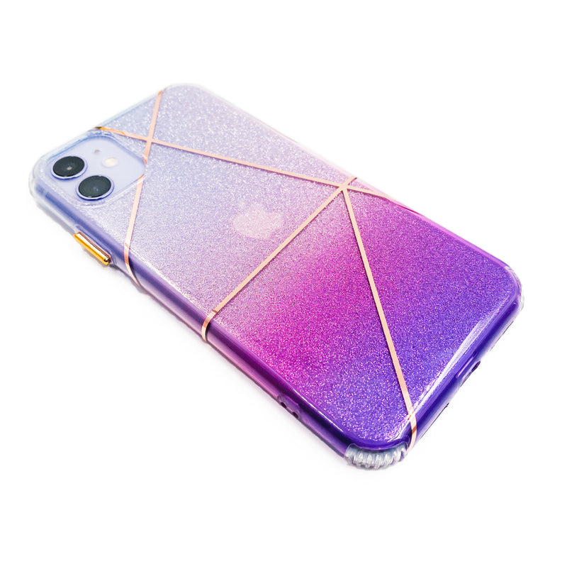 Ombré Glitter Geometric Phone Case - DeLuxx Brand