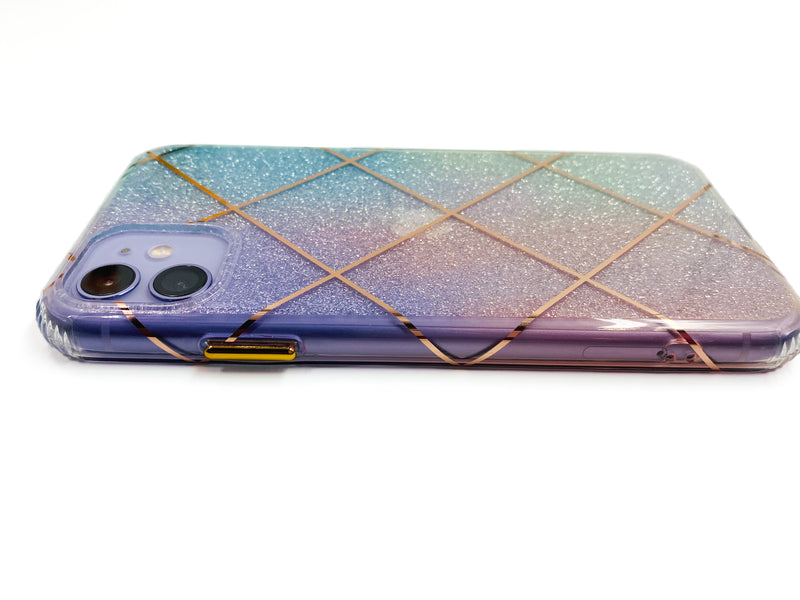 Ombré Glitter Geometric Phone Case - DeLuxx Brand