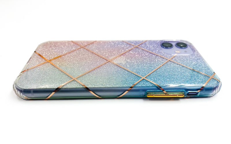 Ombré Glitter Geometric Phone Case - DeLuxx Brand